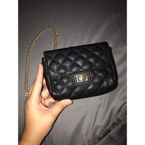 Mini structured crossbody bag